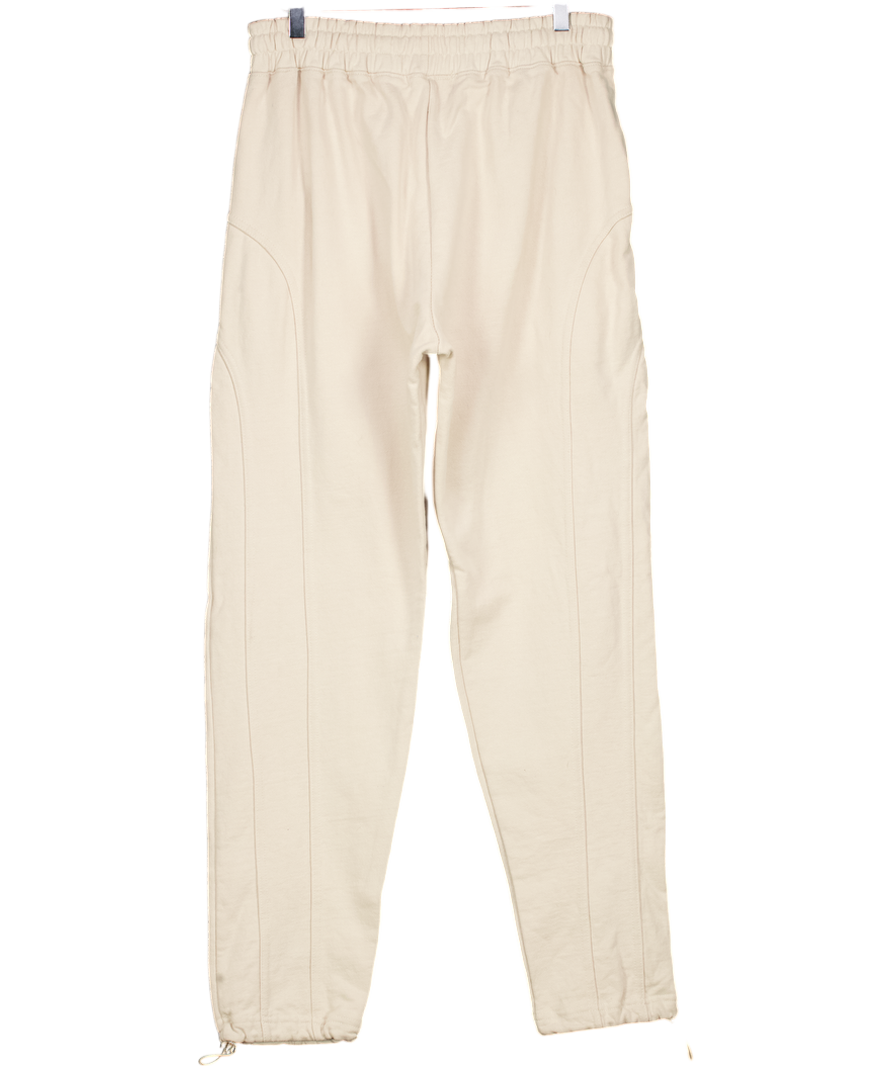 SIXTEEN NINETY TWO Beige Cotton Joggers UK S