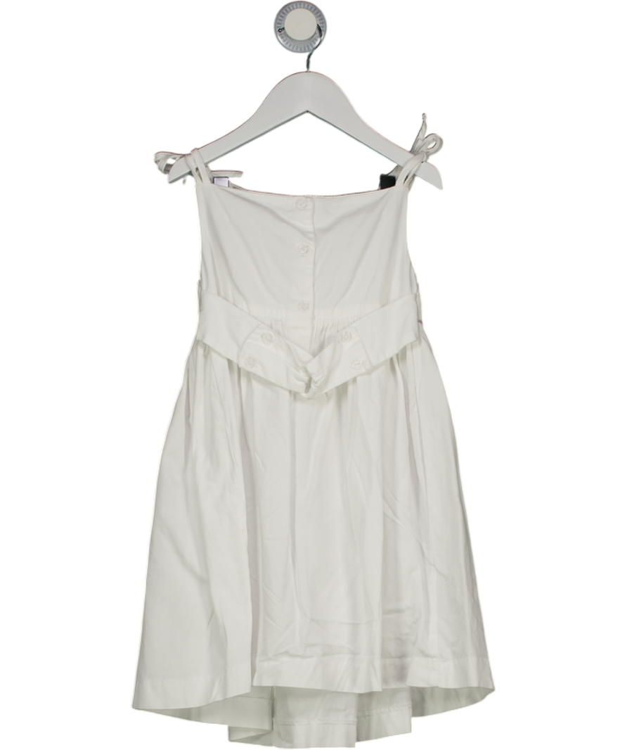 BLOOM IN White Cotton Smocked Dress With Fairy Embroidery 4 Years