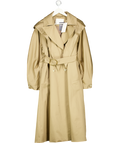 MAEBE Beige Sloan Hooded Gabardine Trench Coat UK M/L