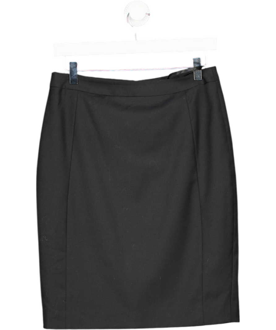 REISS Black Huxley Tailored Pencil Skirt UK 10