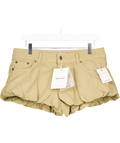 Jaded London Beige Puffball Micro Shorts UK 10