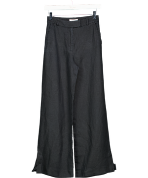 & Other Stories Black Press-crease Trousers UK XS