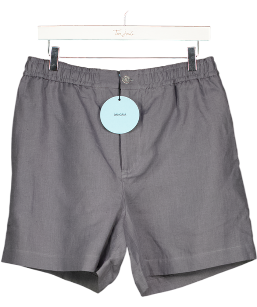 PANGAIA Dna Linen Shorts In Atmosphere Grey UK M