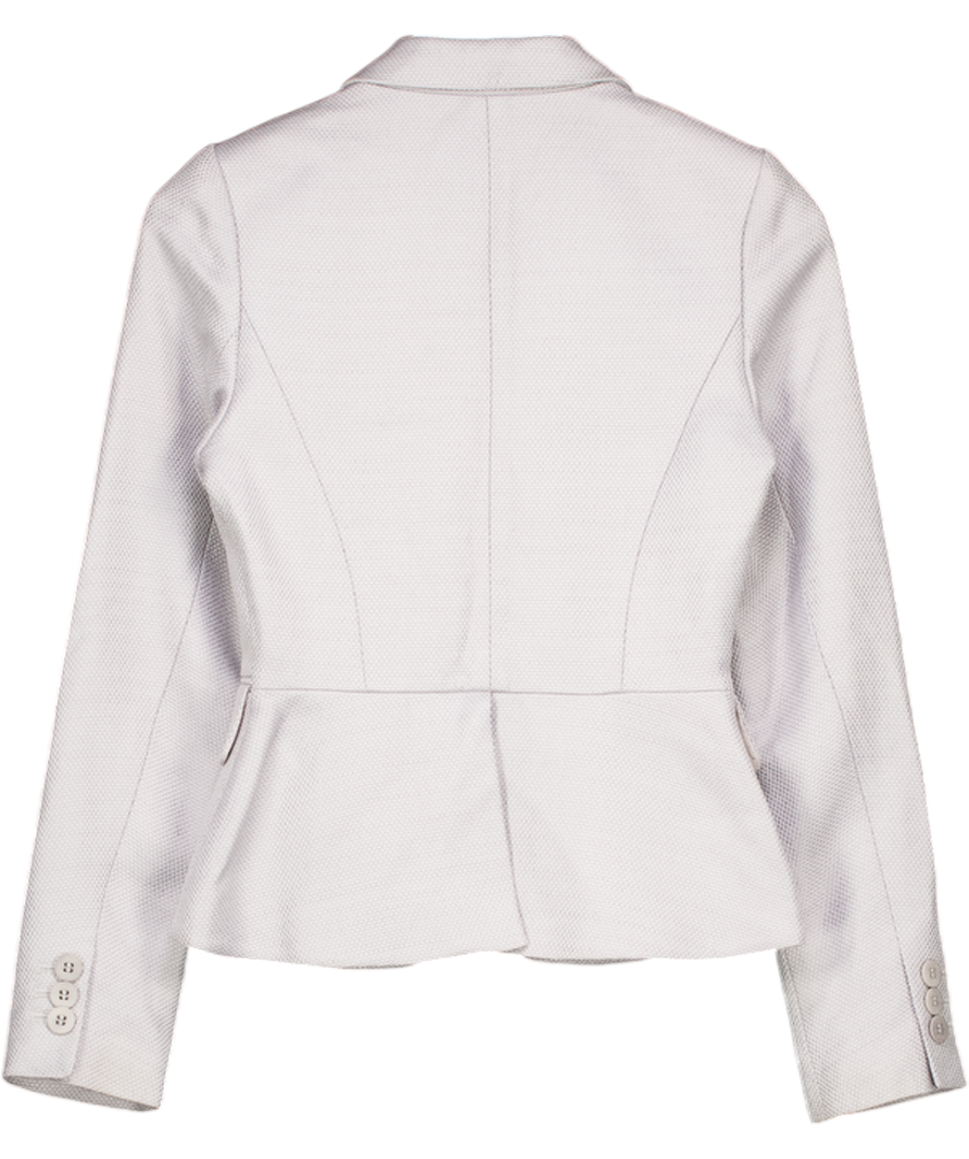 L.K.Bennett Grey Textured Blazer UK 6