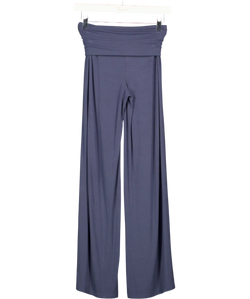 Fax Copy Express Blue Flare Cozy Leggings UK XS
