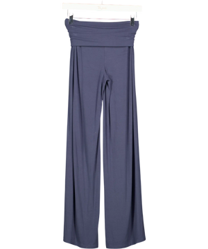 Fax Copy Express Blue Flare Cozy Leggings UK XS