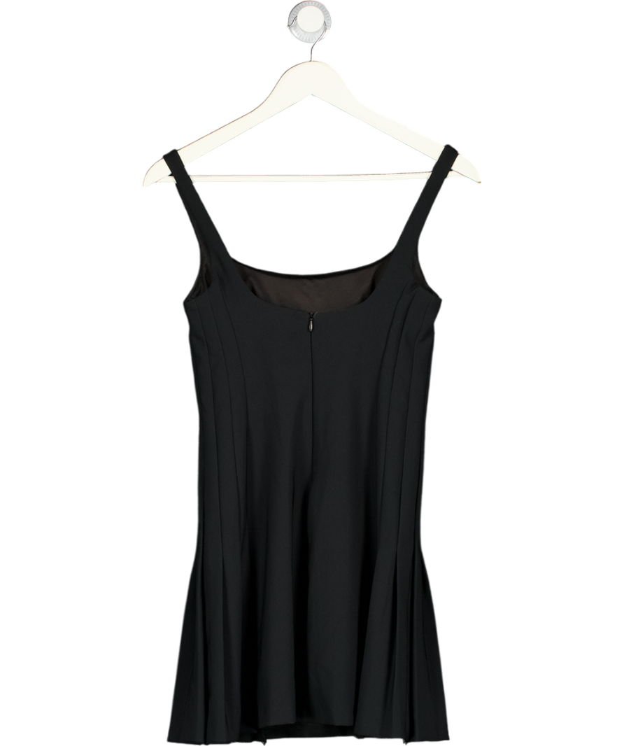 ZARA Black Box Pleated Short Dress UK XS