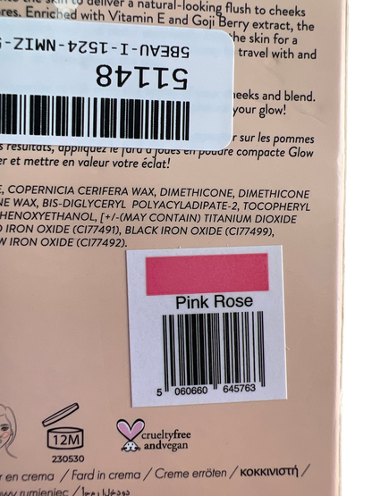 The Beauty Crop Pink Glow Milk Blushed Cream Blush  9g