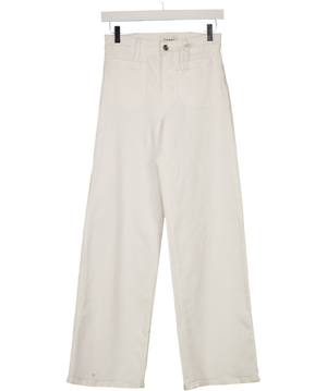 FRAME White Le Slim Palazzo High Rise Wide Leg Jeans W25