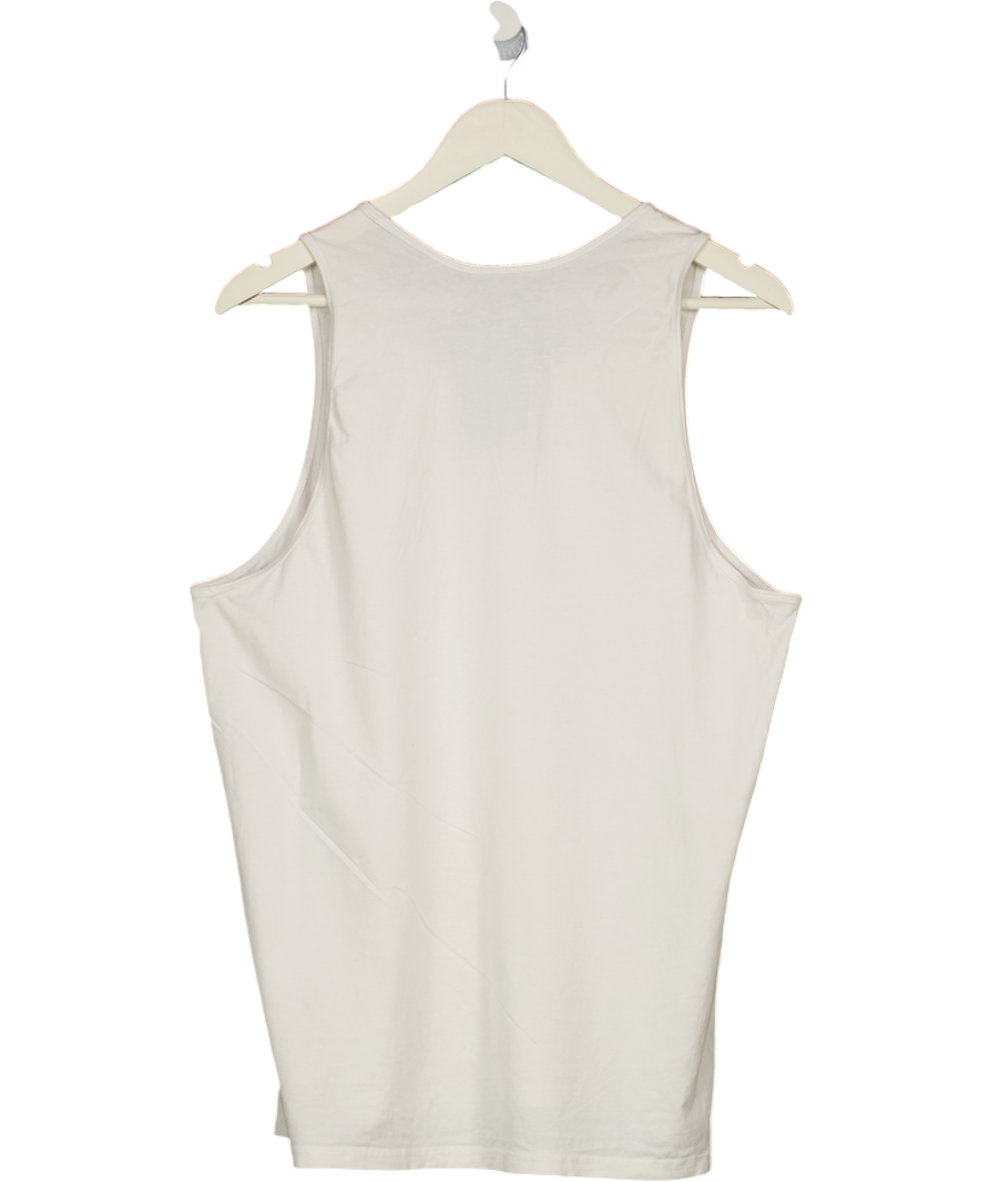 VANQUISH White Cotton Vest Top UK L