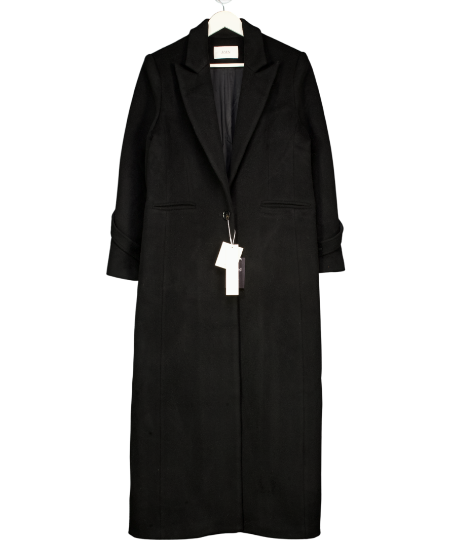 JOAEN Black Mylah Cashmere Coat UK M