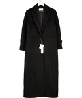 JOAEN Black Mylah Cashmere Coat UK M
