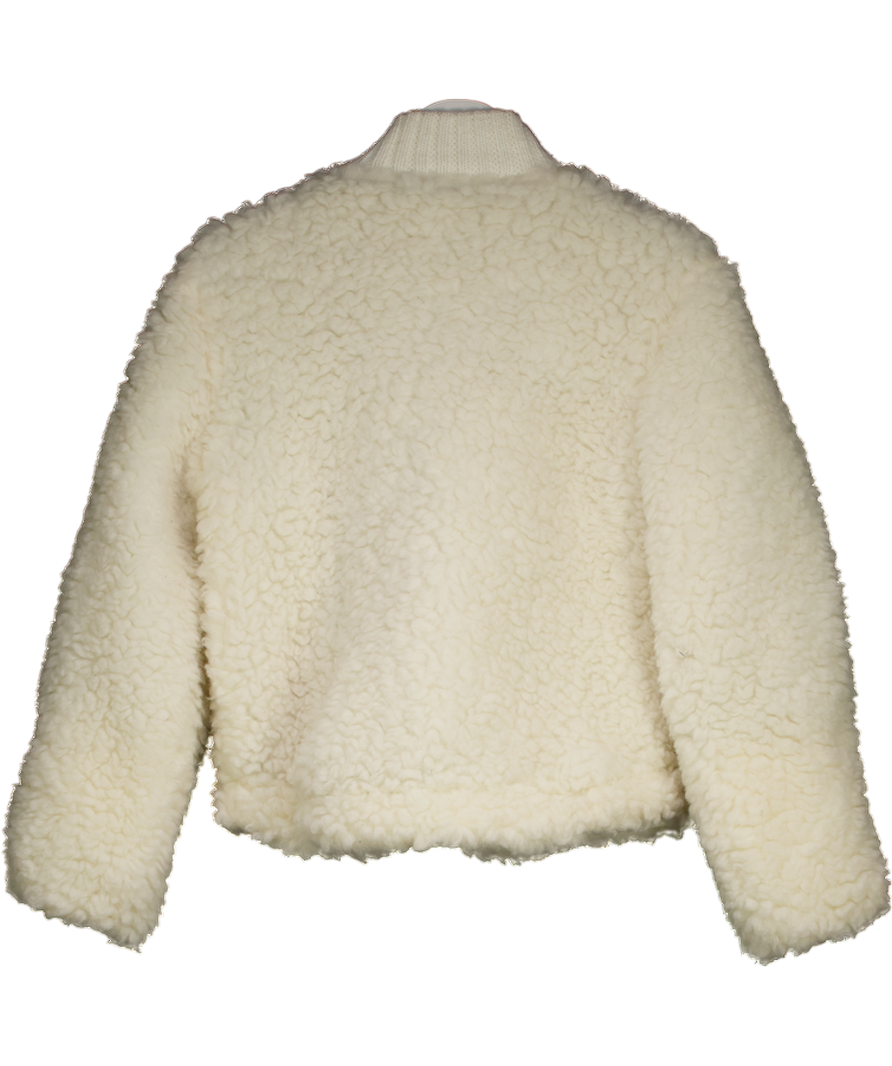 Goldbergh Cream Furry Ski Jacket UK 6