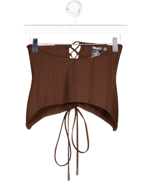 MURCI Brown Tie Up Corset UK 8