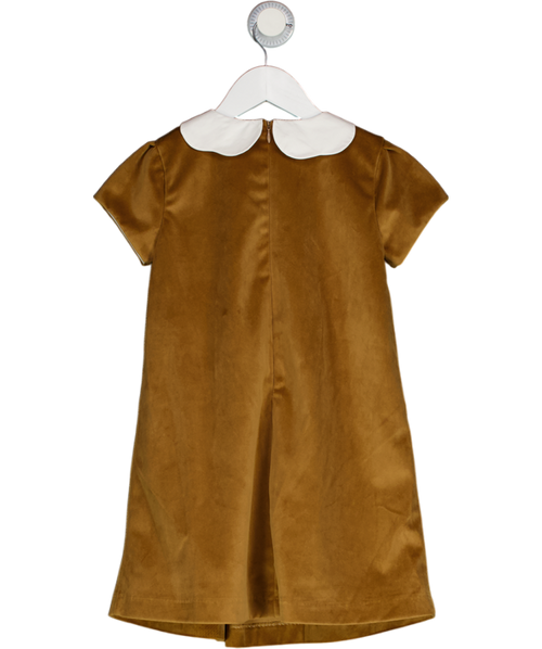 BEATRICE & GEORGE Brown Velvet Occasion Dress 7 Years