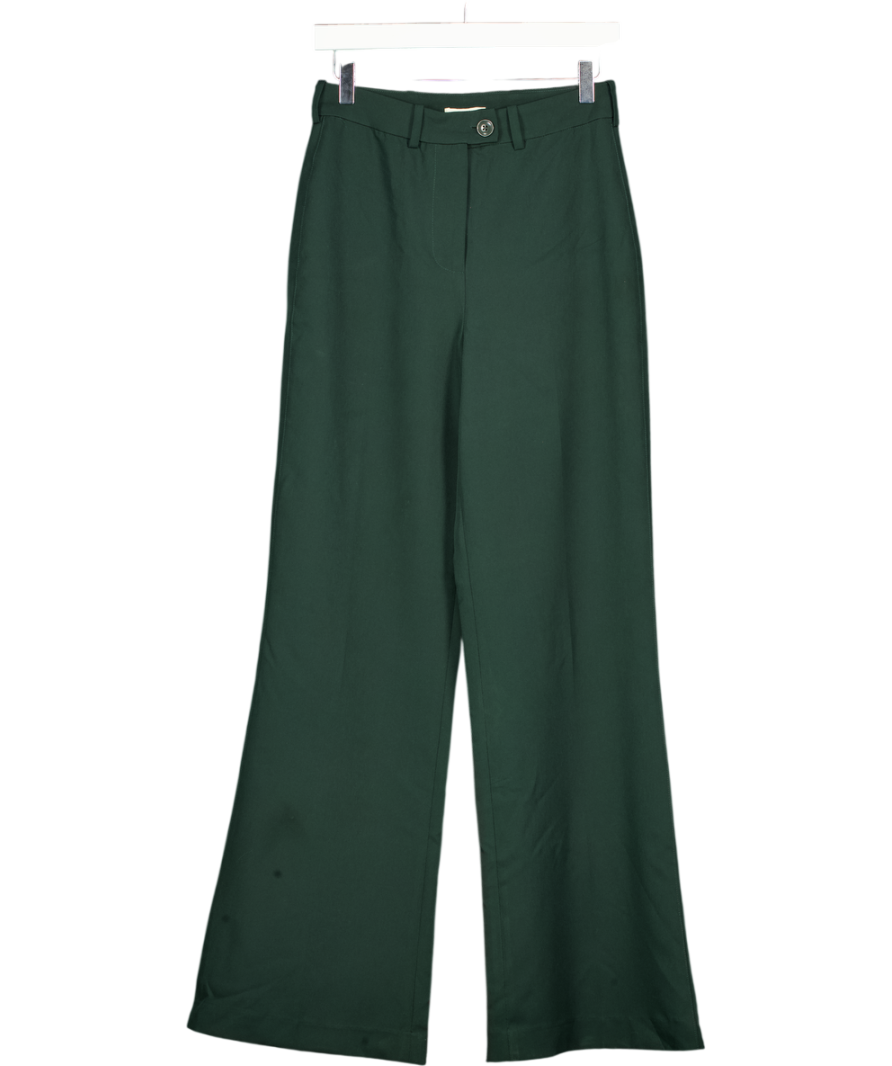 MONSOON Bottle Green Straight Leg Trouser UK 8