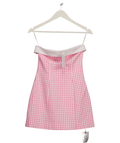 Lovers and Friends Alice Pink Gingham Mini Dress UK XS