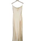 Babyboo Cream Celestina Maxi Dress UK S