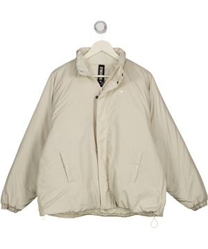 gymshark Beige Oversized Puffer Jacket UK XS