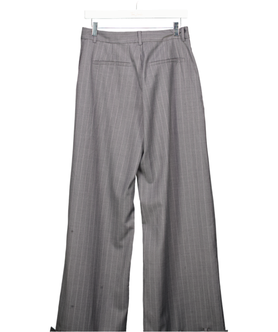 Rat & Boa Grey Pinstripe Cate Trouser UK XS