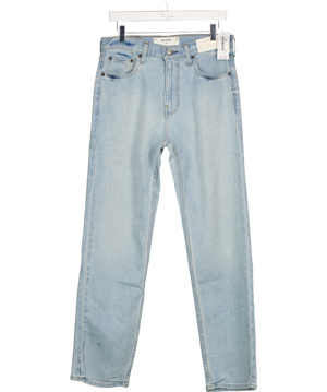 HOLLISTER Blue Light Wash Loose Jeans L32 W30