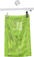 Santa Brands Green Neon Lime Mini Skirt UK XS/S