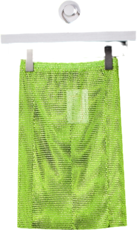 Santa Brands Green Neon Lime Mini Skirt UK XS/S