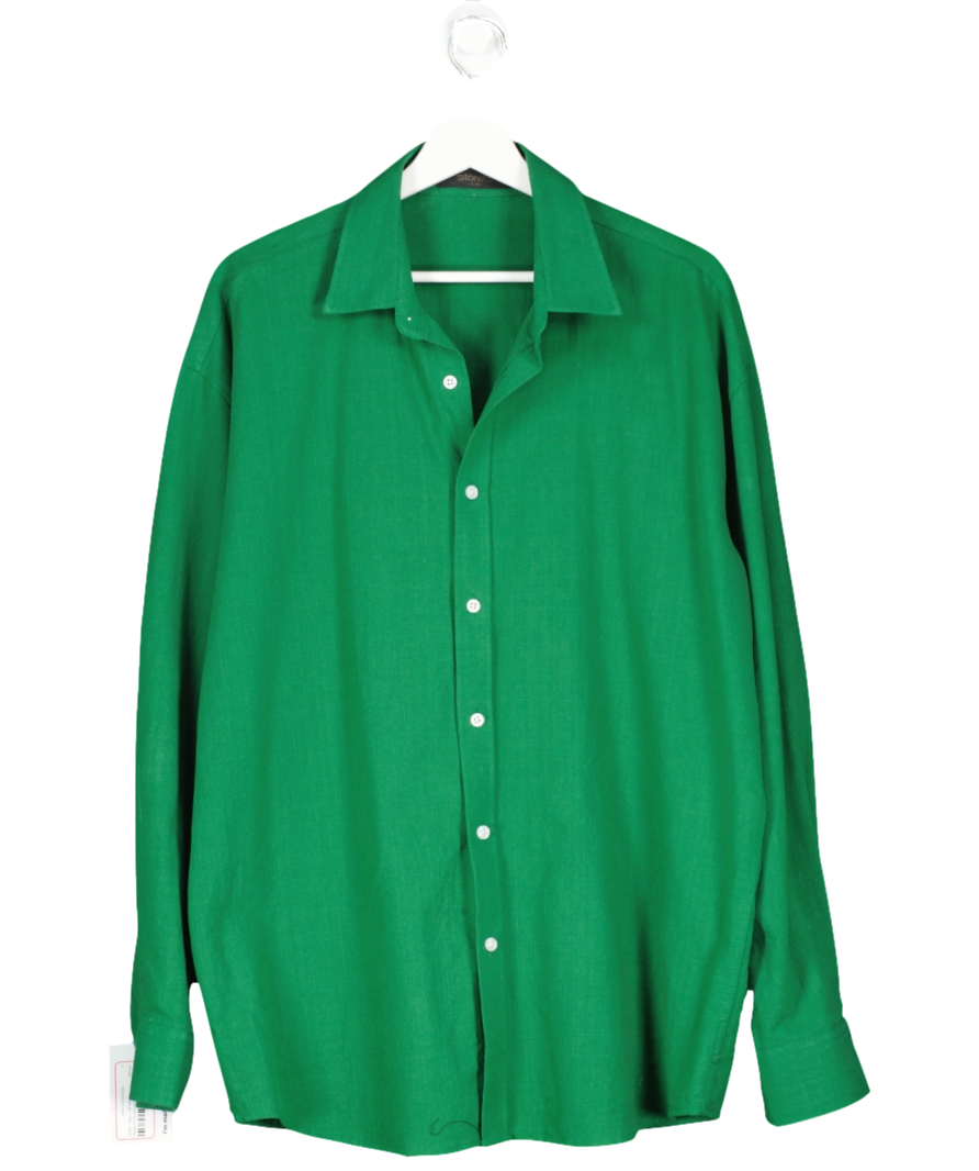 storets Green Arden Oversized Shirt UK S/M