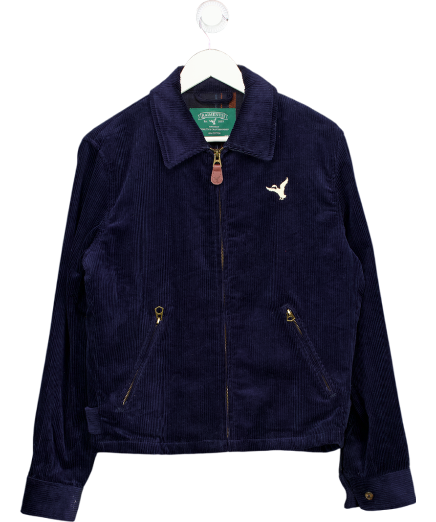 RAIMENTS Blue Signature Navy Corduroy Jacket UK S