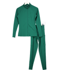 Gym Locker Green So Skin Zip Through Jacket And Leggings Set UK S