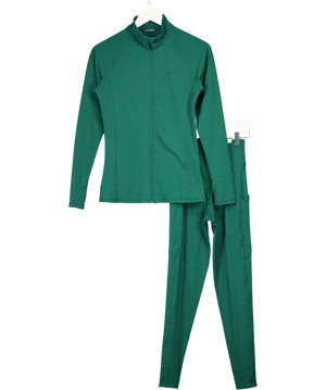 Gym Locker Green So Skin Zip Through Jacket And Leggings Set UK S