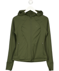 MY PROTEIN Dark Green Tempo Ultra Hooded Jacket UK M