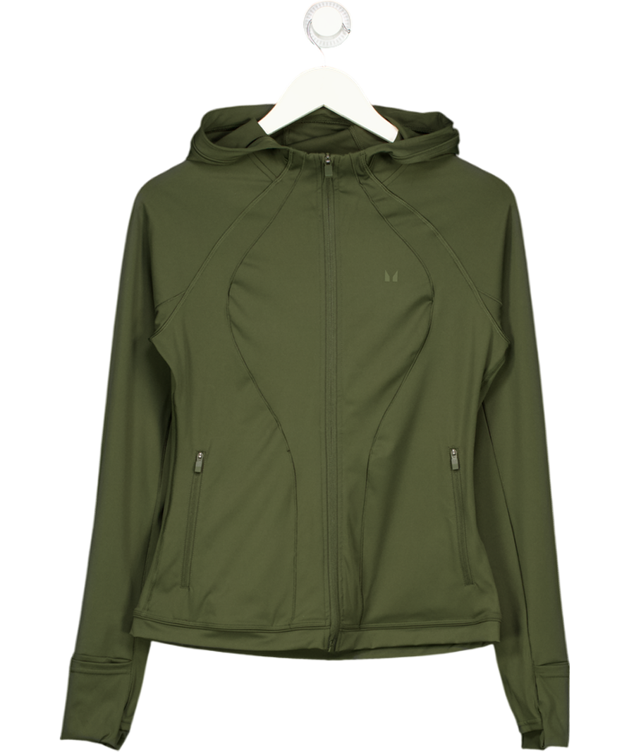 MY PROTEIN Dark Green Tempo Ultra Hooded Jacket UK M
