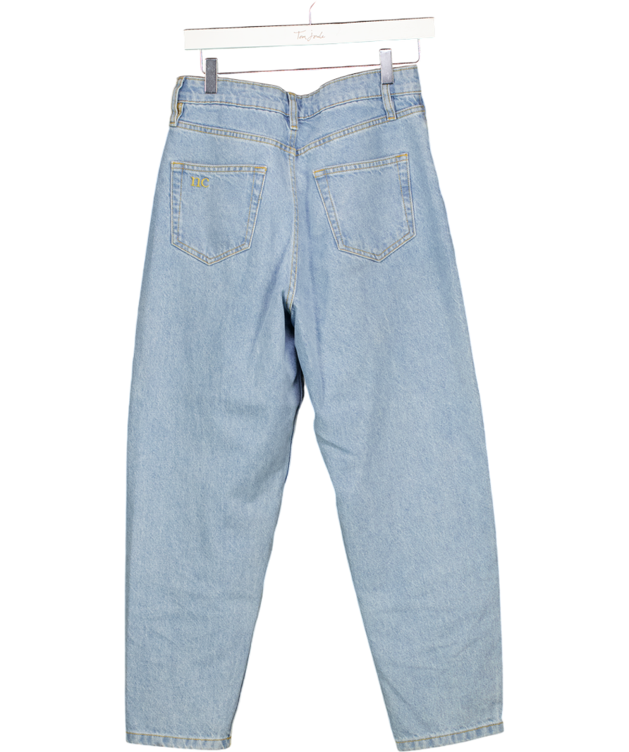 NOBODY'S CHILD Light Blue Barrel Leg Jeans - Short Length UK 10