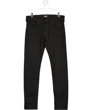 PAIGE Lennox Slim Fit Stretch Jeans In Black Shadow W28