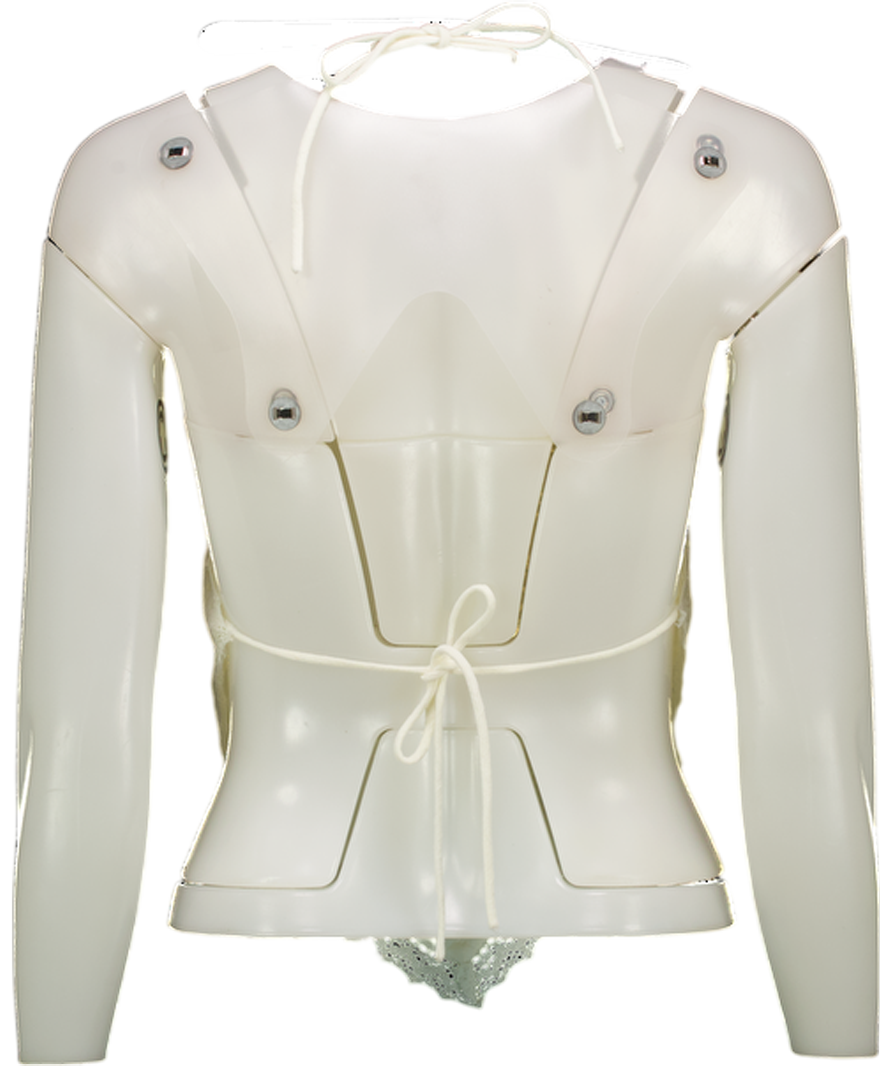 Abercrombie & Fitch Cream Linen-blend Bandana Top UK XXS