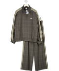 ADIDAS Originals X Asos Oversized Jacket  (uk M) & Tailored Track Pants (uk S) Grey Check UK S/M