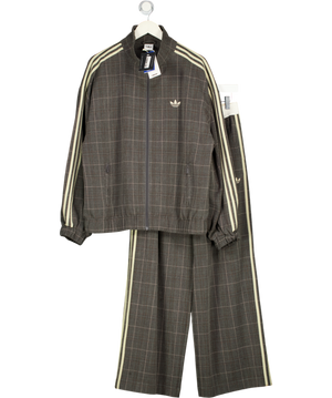 ADIDAS Originals X Asos Oversized Jacket  (uk M) & Tailored Track Pants (uk S) Grey Check UK S/M