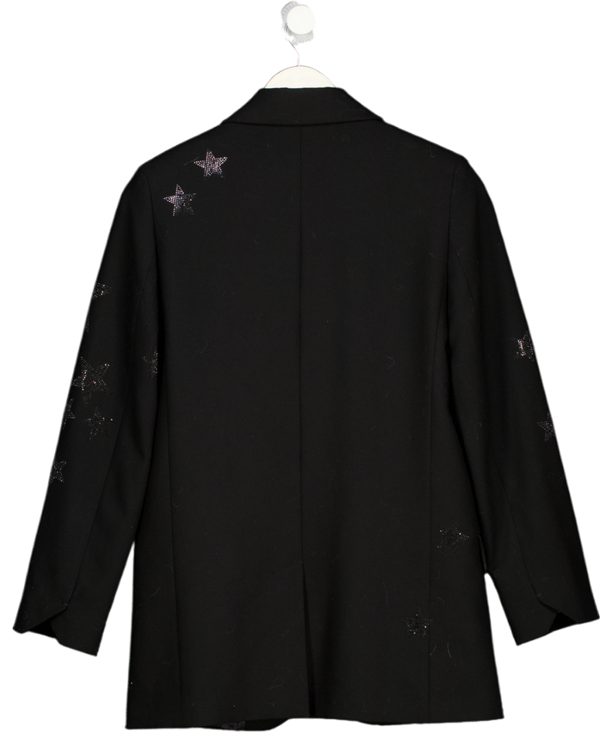 ZADIG & VOLTAIRE Black Viva Bis Star Embellished Blazer Fr36 UK 8