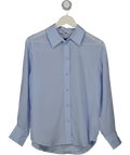 & Other Stories Baby Blue 100% Silk Shirt UK 4