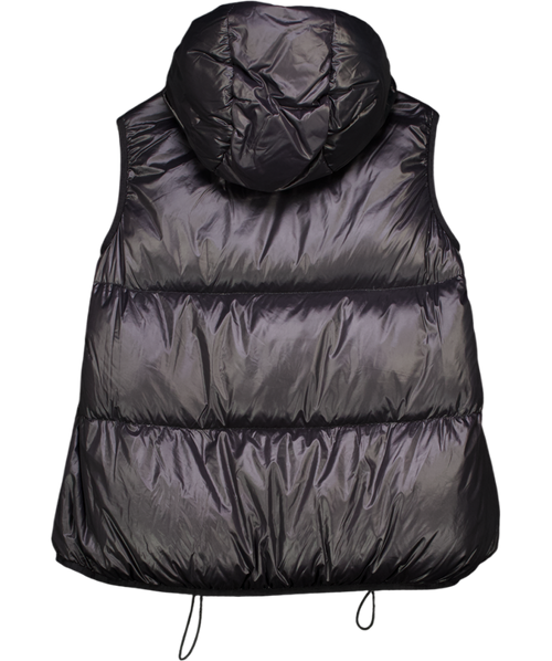 JOSEPH Black Nylon Bubble Vest Gilet Fr38 UK 10