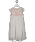 BILLIE BLUSH White Tulle Petal Bodice Dress 3 Years