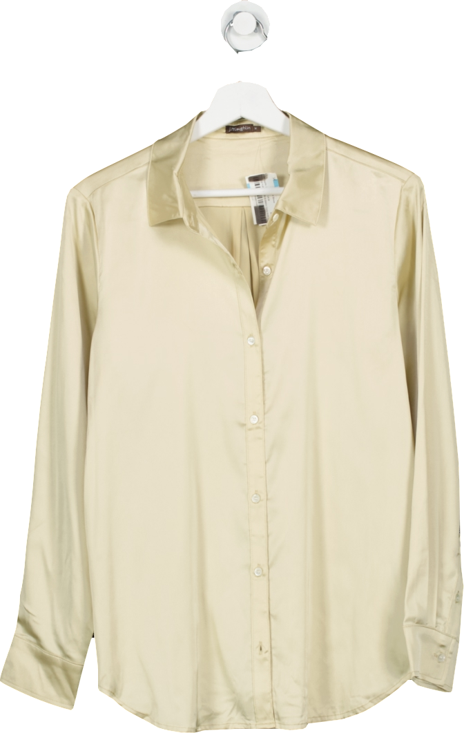 J McLaughlin Beige Denver Blouse UK M