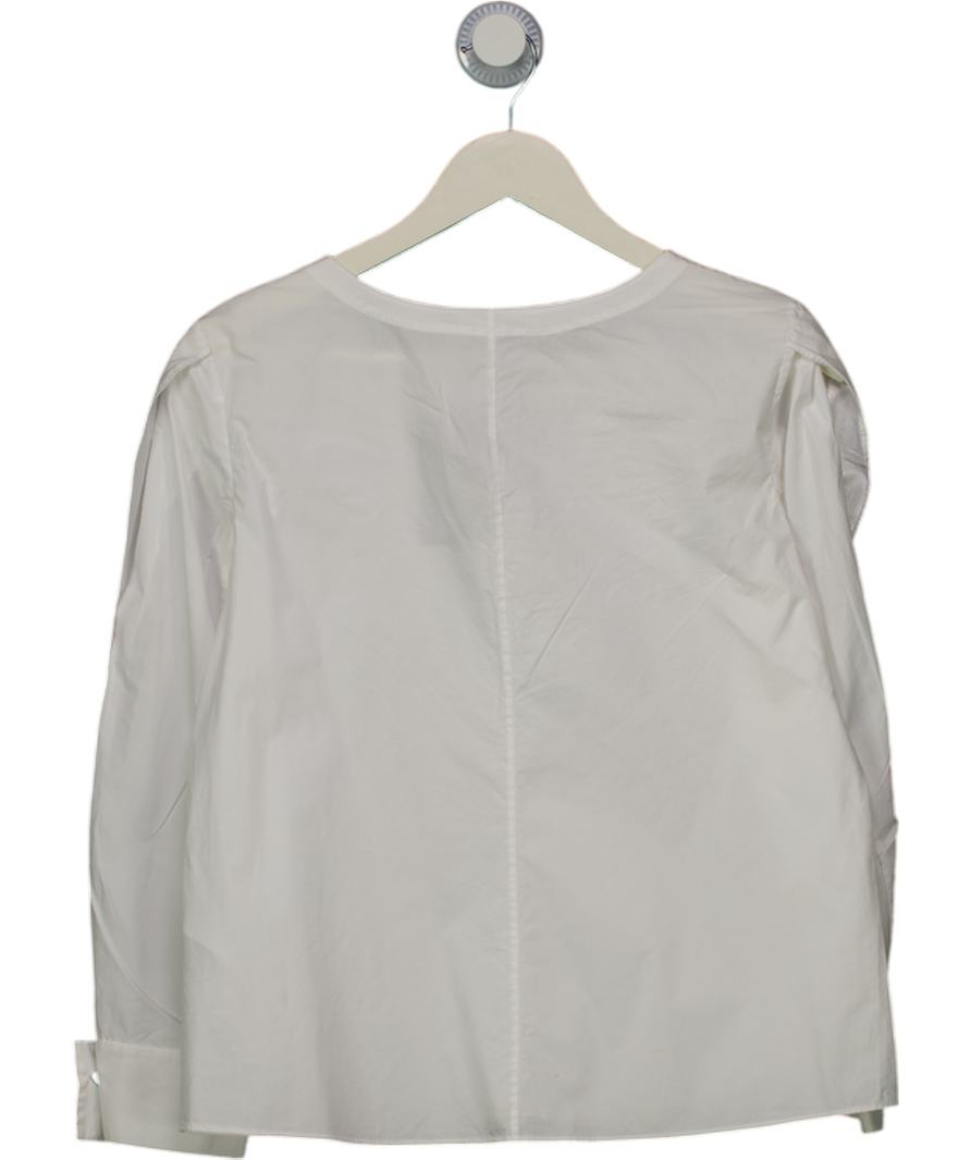 DOROTHEE SCHUMACHER White Cotton Top Sz2 UK S