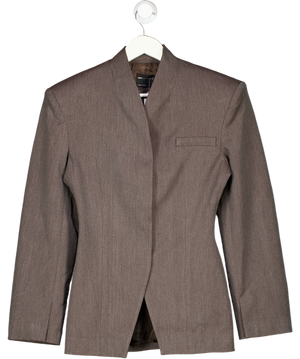 ASOS Brown Marl Fitted Blazer UK 8