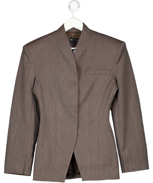 ASOS Brown Marl Fitted Blazer UK 8