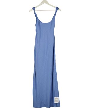 ASOS Blue Twist Strap Bias Maxi Sundress UK 6