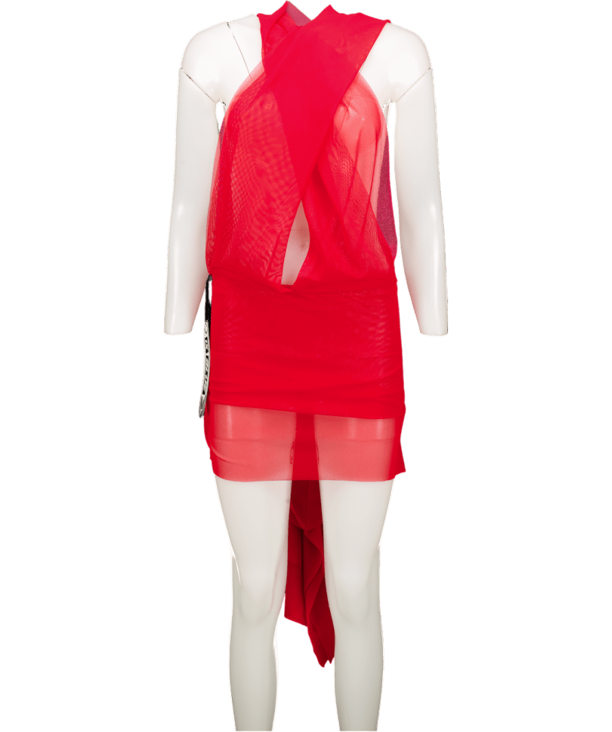 1XBlue Red The Chloe Dress UK M - Reliked