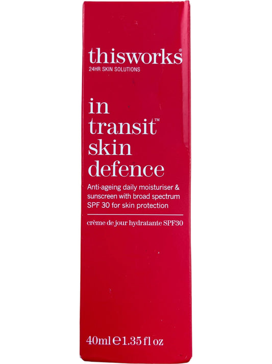 This Works Printed In Transit Skin Defense SPF30 Moisturiser 40ml