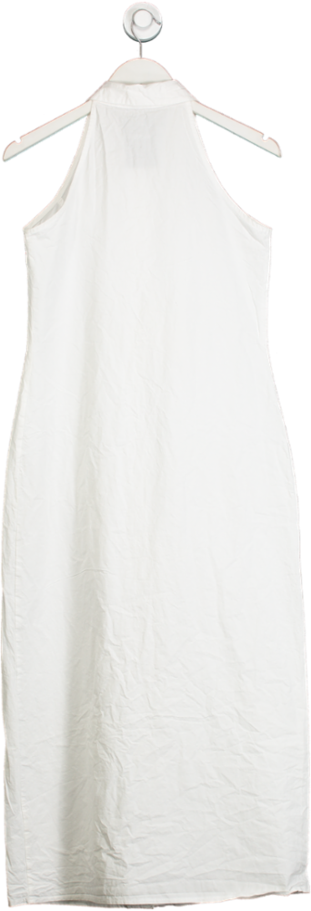 marcela london White Sleeveles Shirt Dress UK S